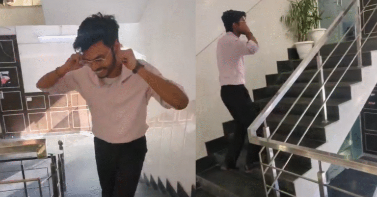 Gurugram Employe share a post on Linkedin Where he got punishment for not completing their task